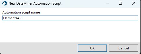 Create new automation script solution