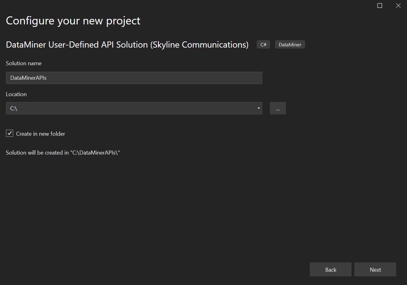 Visual Studio configure your project