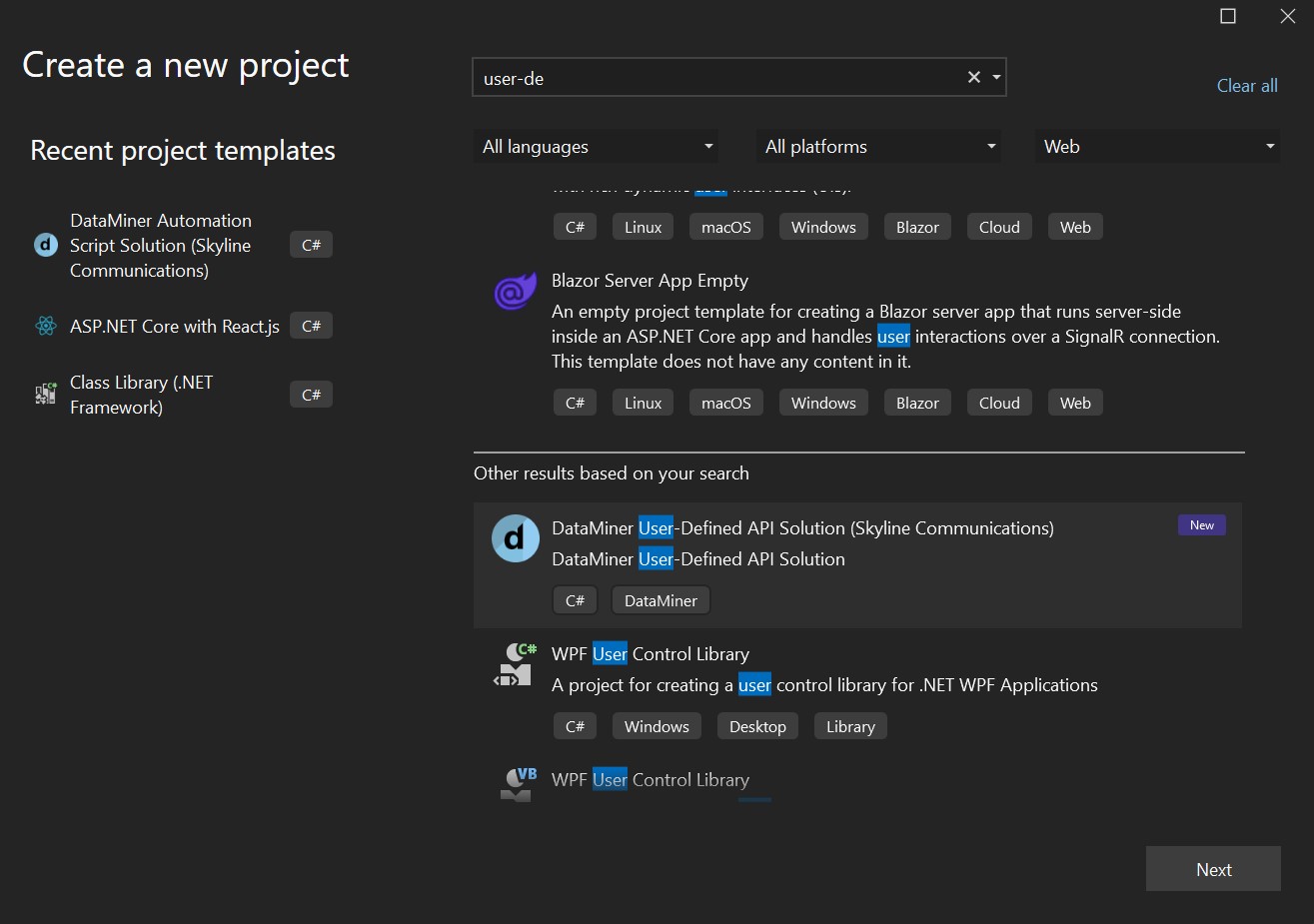 DataMiner Automation Script Solution in Visual Studio