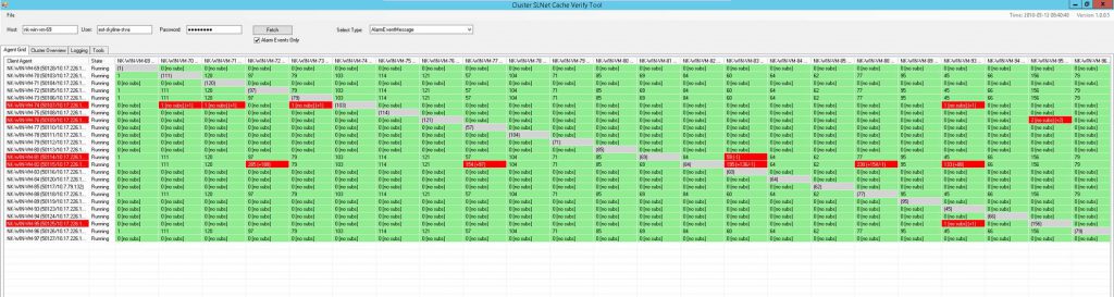 Screenshot Verify Cluster Events Tool