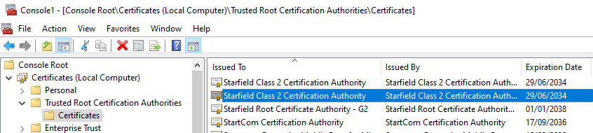 Add Certificate