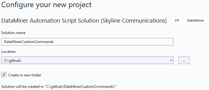 Visual Studio configure your project