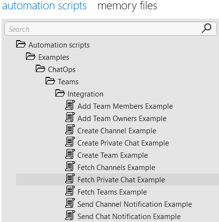 ChatIntegration Examples scripts