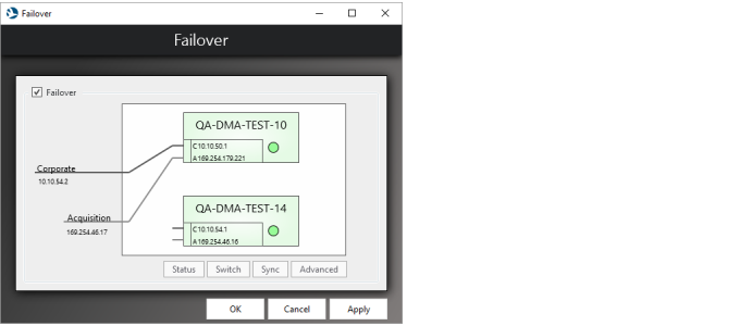 Failover window in DataMiner 10.1.0