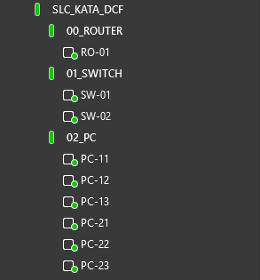 Kata DCF Provisioned Elements